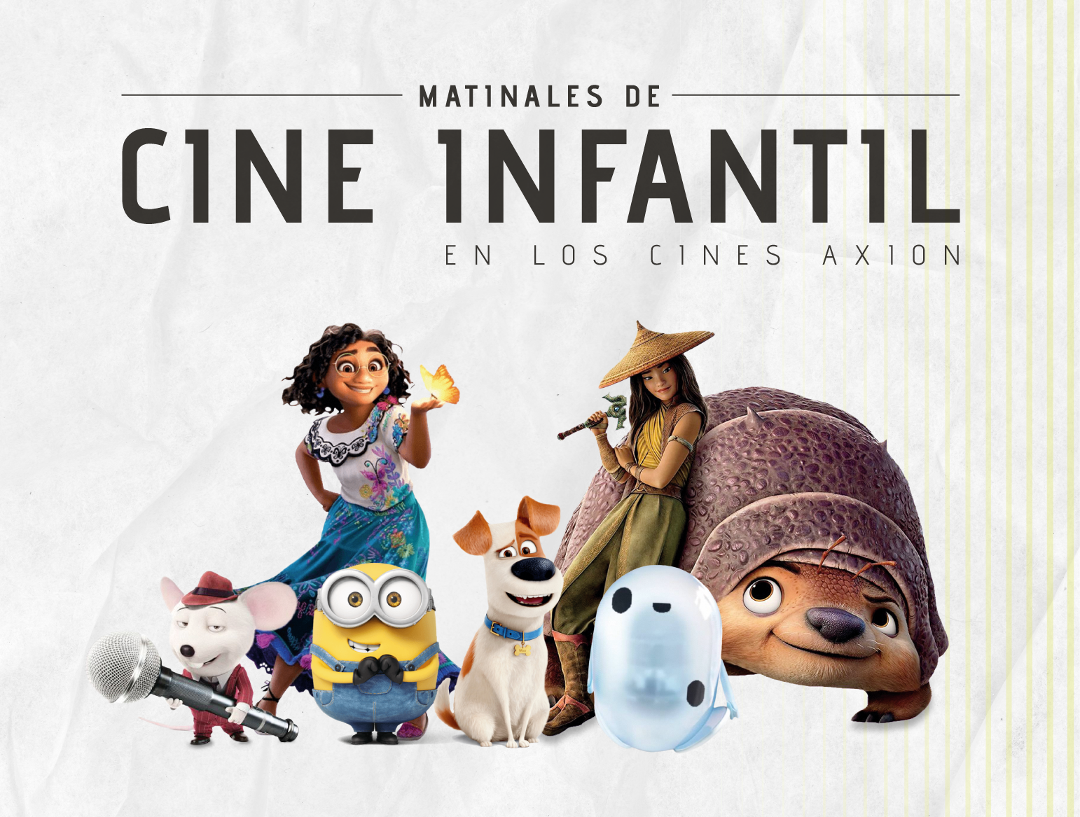 Matinales De Cine Infantil En Los Cines Axion - Alzamora